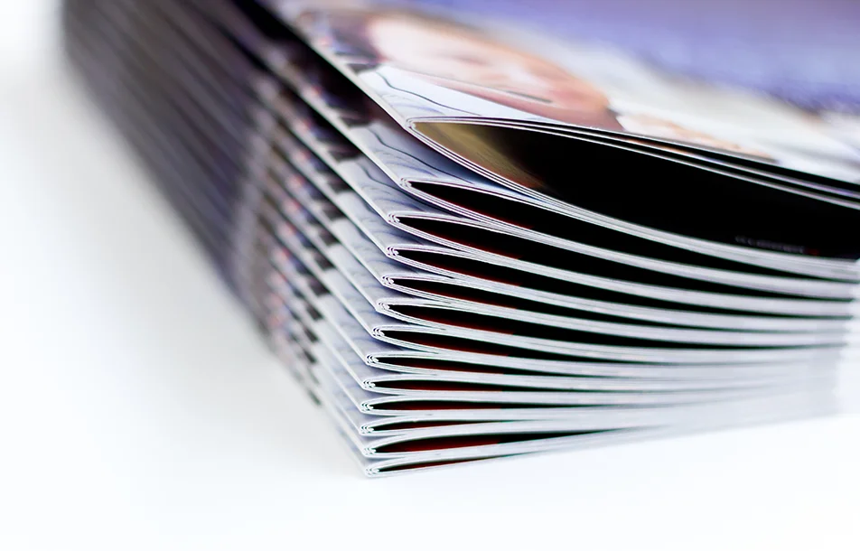 stack of freshly printed books